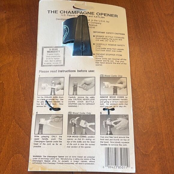 NEW Vintage Champagne Opener - Picture 2 of 3